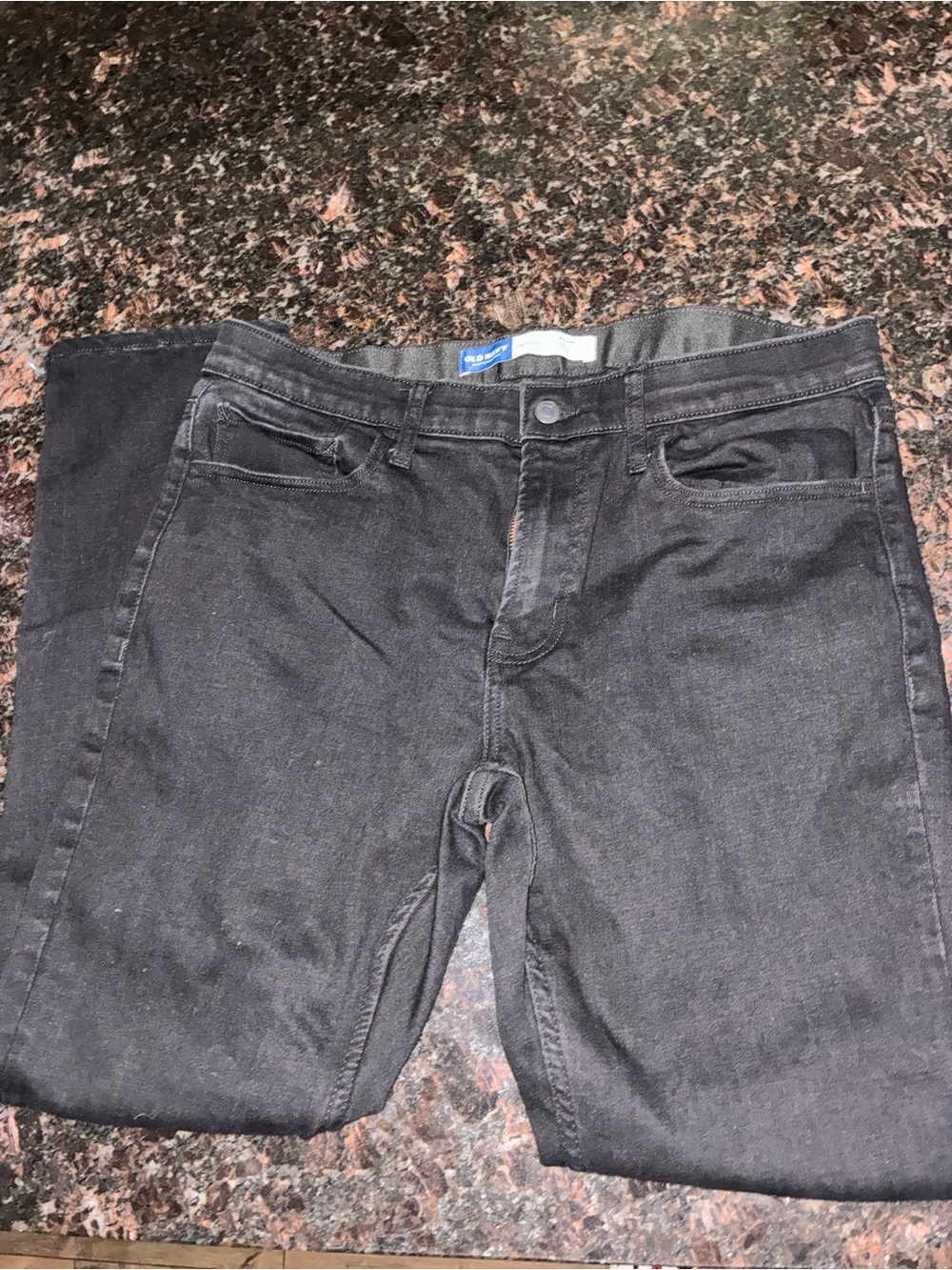 Old Navy Men's Black Slim Straight Jeans